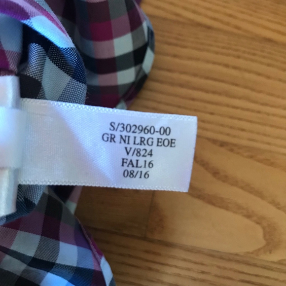 Mens Banana Republic Shirt pink button down long sleeve 16-16.5 mens size large - Picture 10 of 10